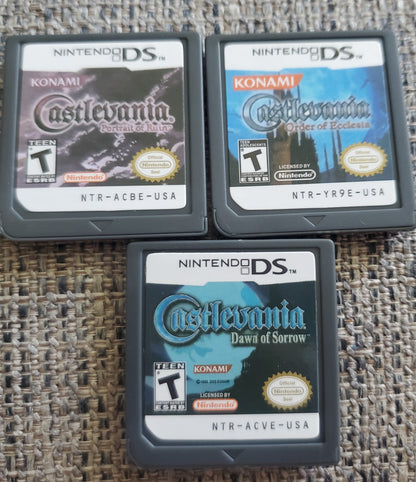 Nintendo DS Video Game Cartridge Collection NDS Pokemon
